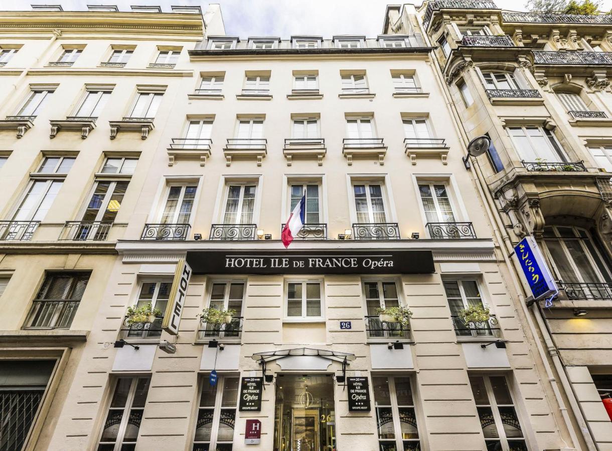 Hotel Ile De France Opera Paris Eksteriør bilde